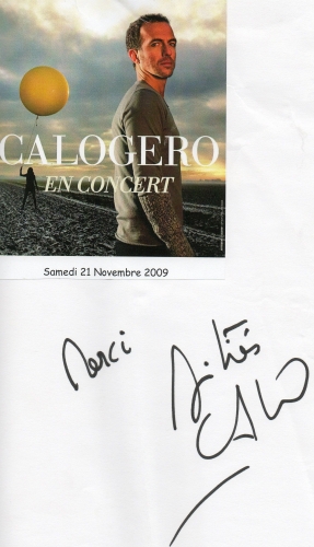 Signature Livre d'or Zénith Limoges 21.11.2009