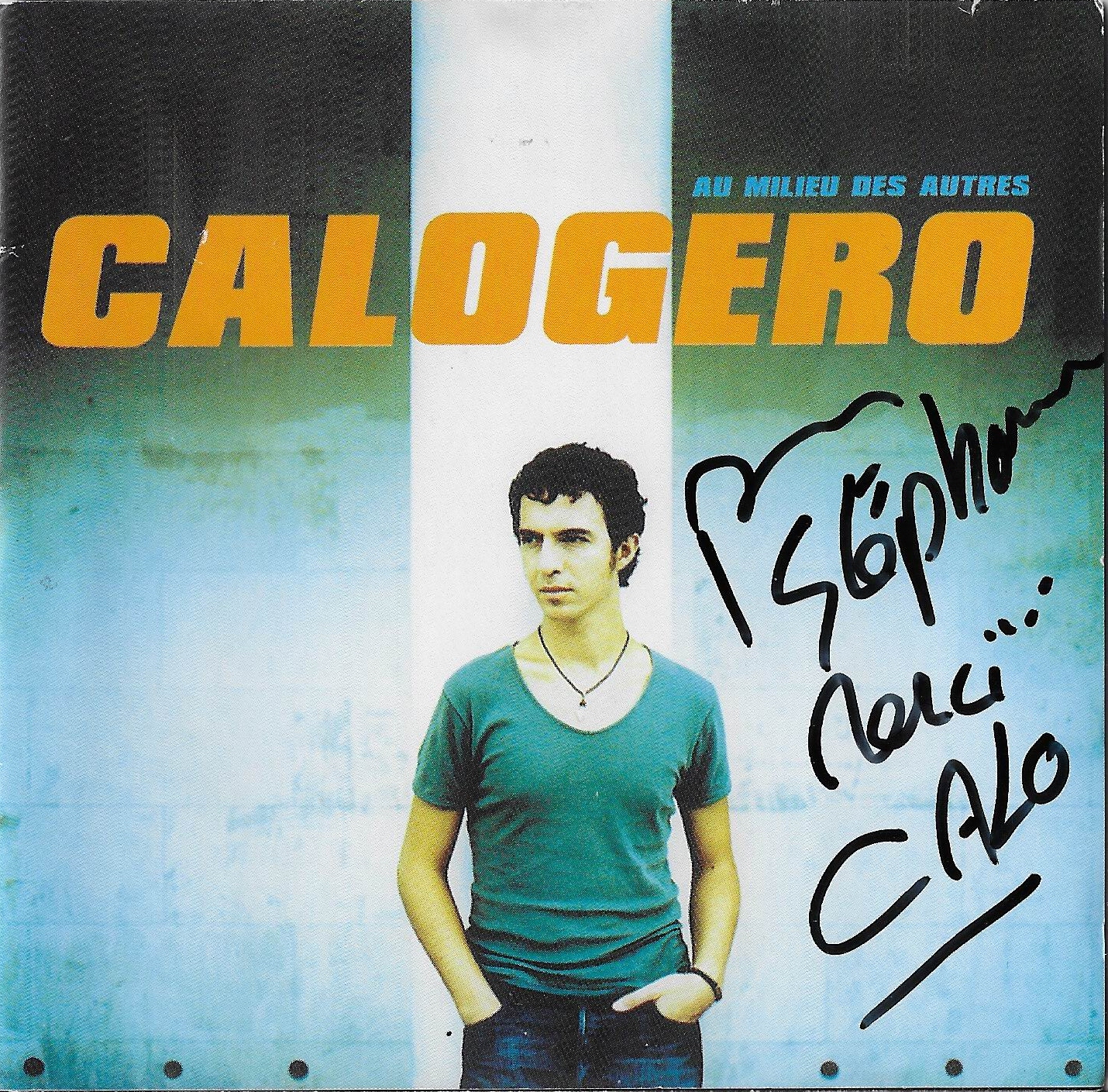 Autographe Calogero
